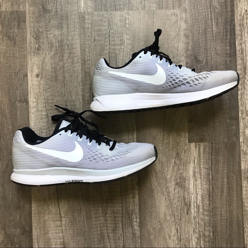 Nike air zoom pegasus grey white black 7.5